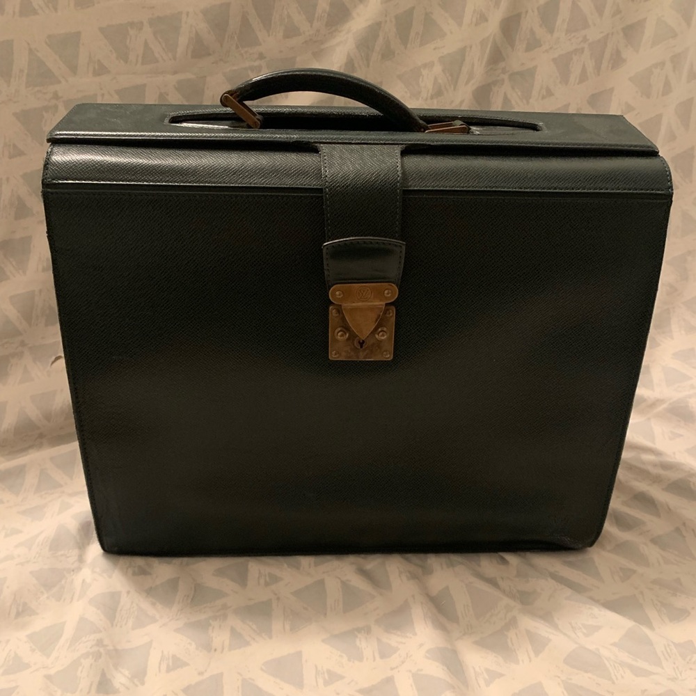 Vintage Louis Vuitton leather briefcase